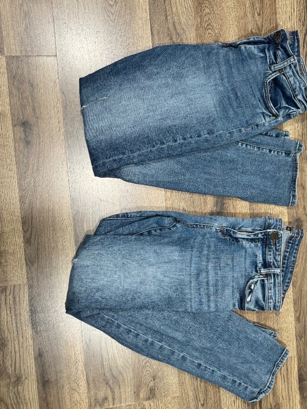 Kut from the Kloth Katy Boyfriend Distressed Medium Wash Denim Jeans Straight 12